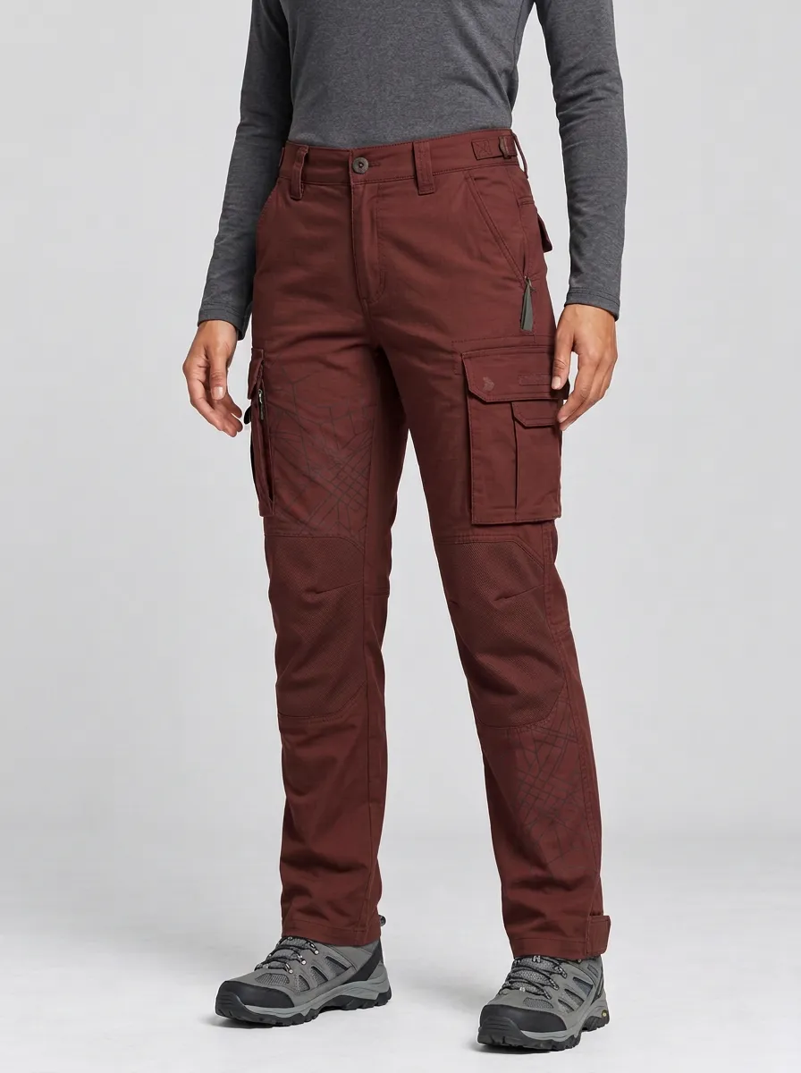 Tactical Map Pattern Cargo Pants