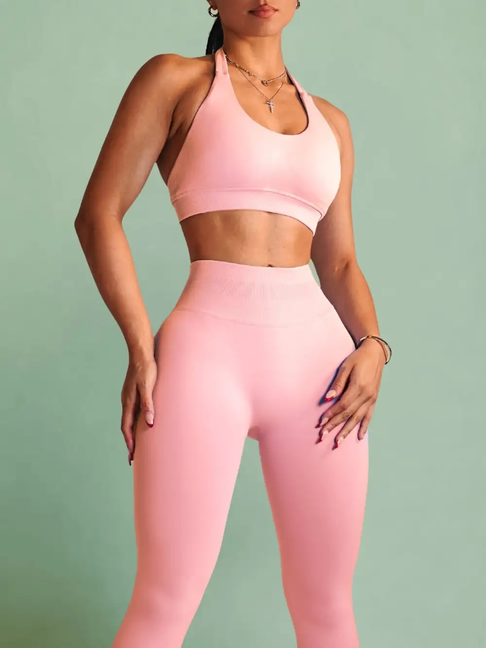 Essential Active Sculpting Halter Sports Tank