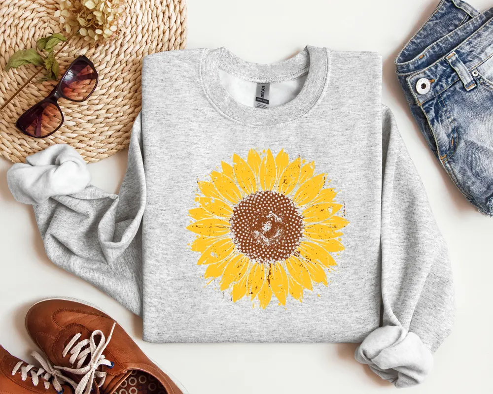 Sunflower Graphic Crewneck Sweatshirt