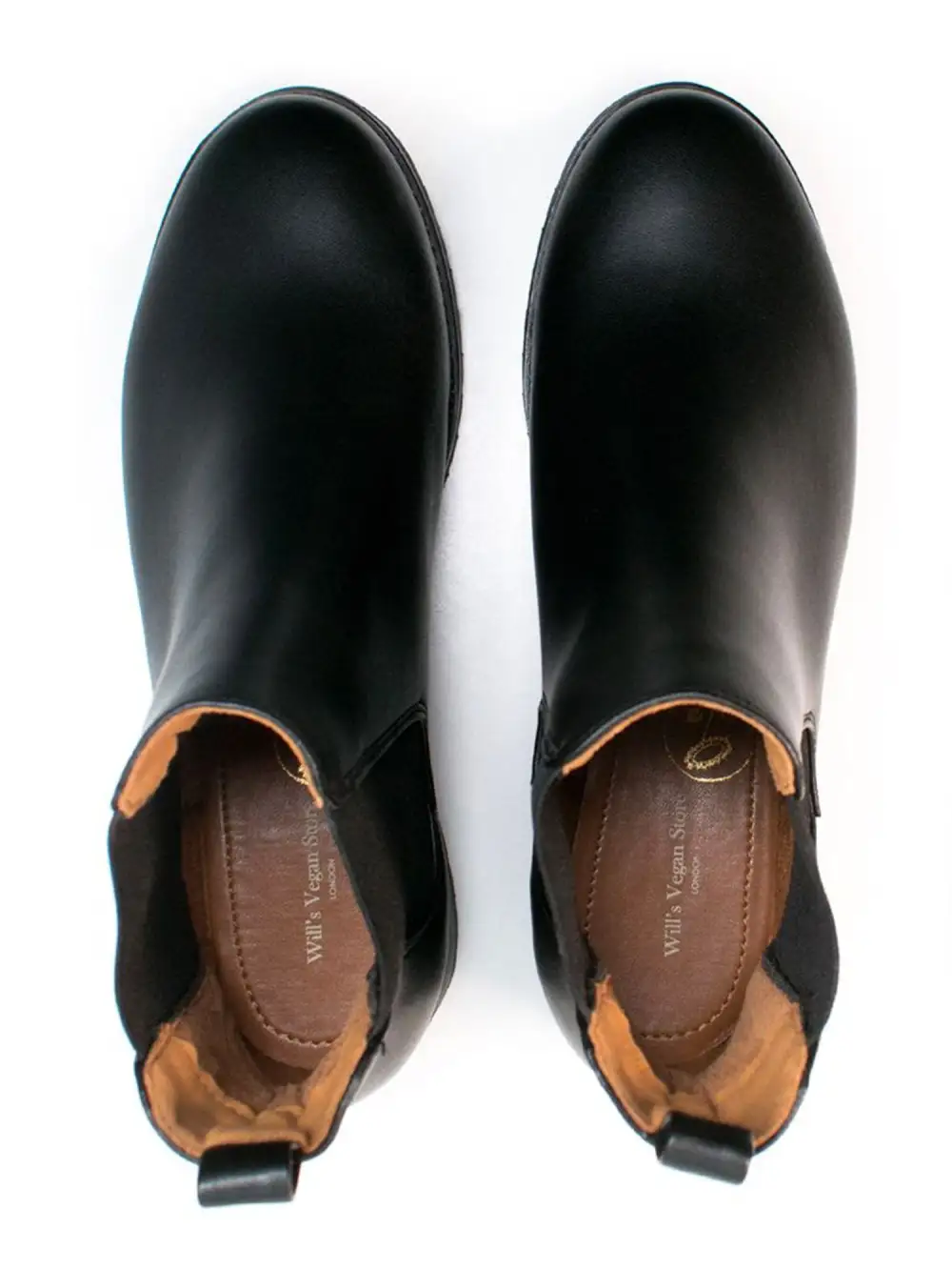 Women's Wide Fit Vegan Leather Chelsea Boots