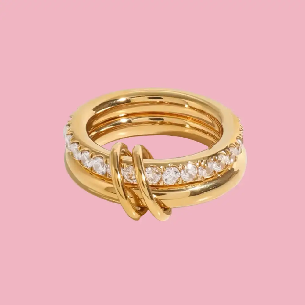 Double Zirconia Ring