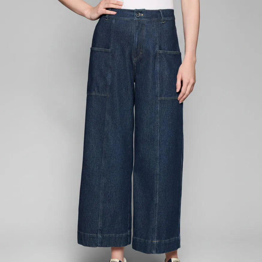 Dream Knit Denim Utility Pants