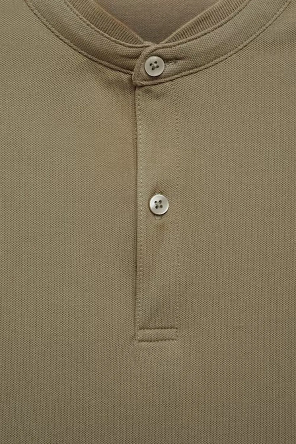 Mao Collar T-Shirt