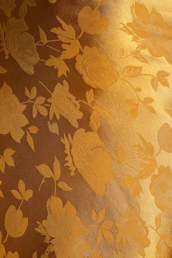 Close to Your Heart Wine Red Satin Jacquard Cowl Slip Dress