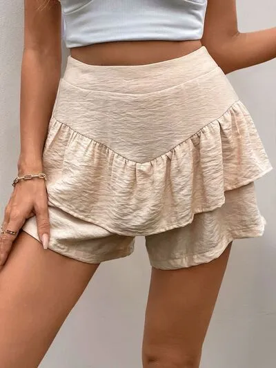 Layered High Waist Shorts