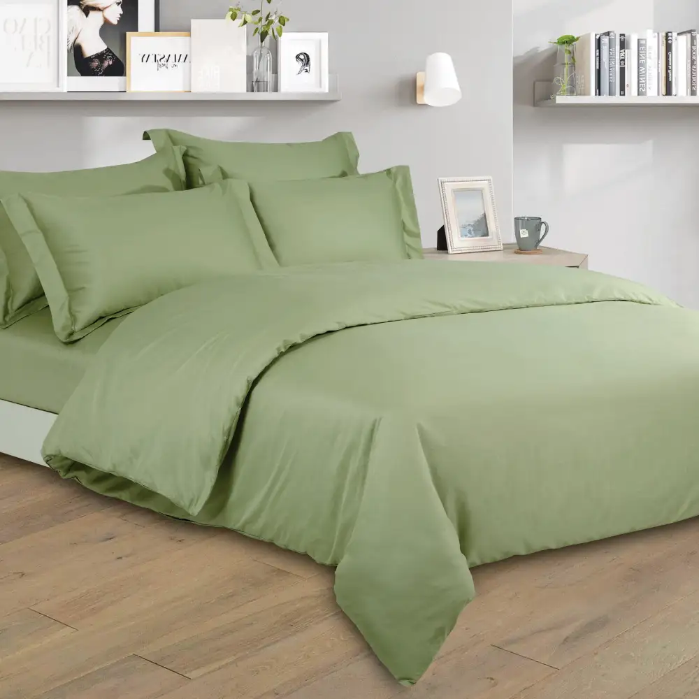 Cotton Sateen Complete Bedding Set