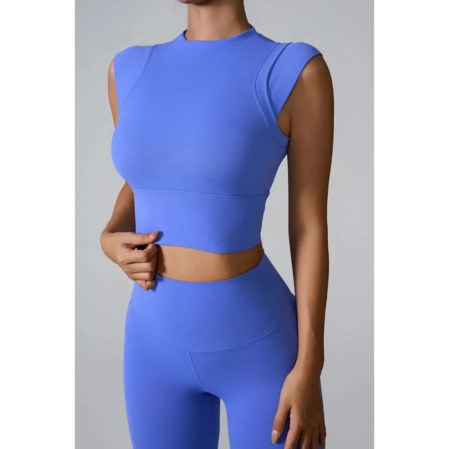 Mock Neck Active Tank