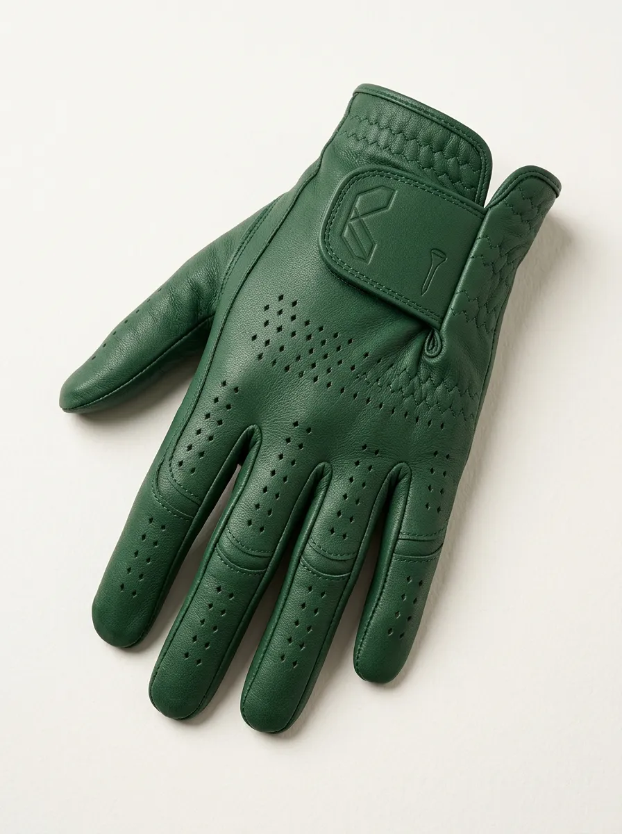 Fairway Embossed Leather Golf Glove