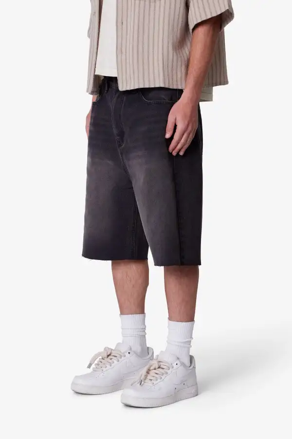 Relaxed Baggy Cut Off Denim Shorts