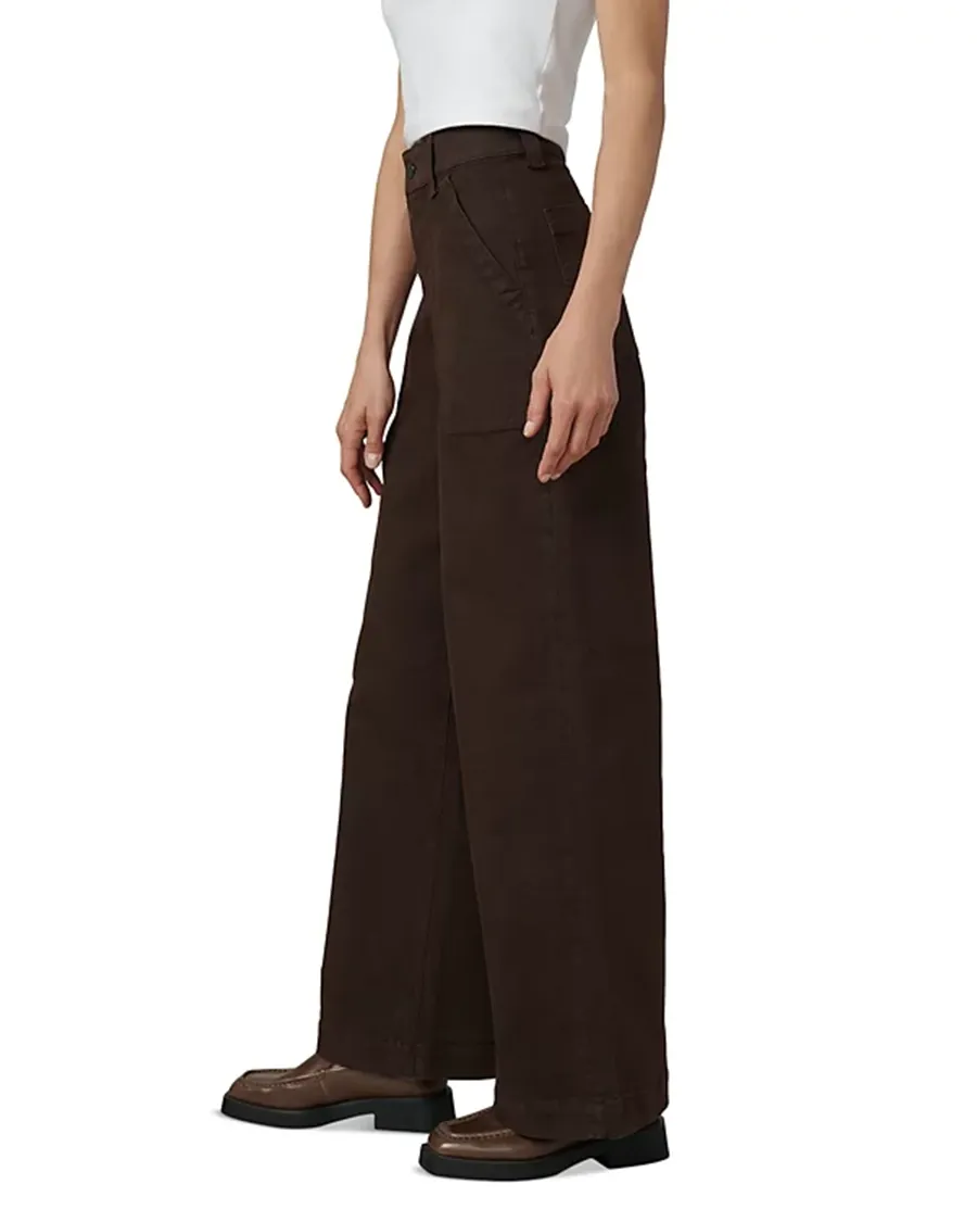 Casual Style High Waist Wide Leg Pants