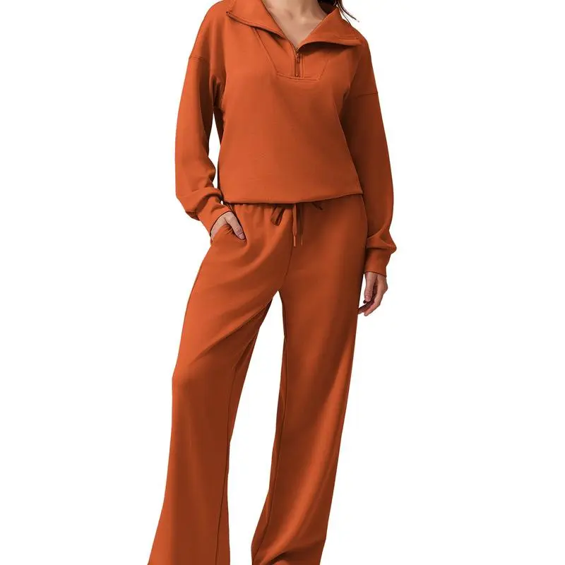 Women's 2-Piece Travel Set – Half-Zip Pullover & Joggers | Fall 2025