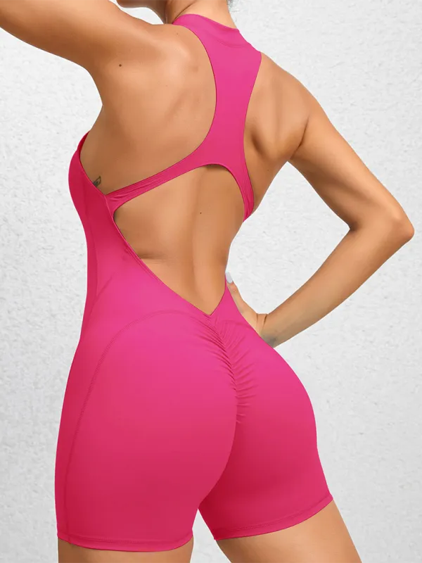 Tight Zippered Sports Yoga Peach Hips Pants