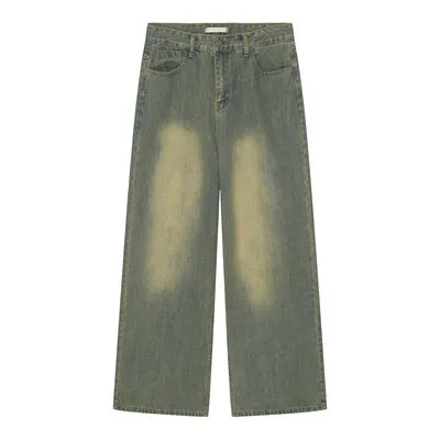 Weekend Washed Pocketed Stretch Straight Leg Jeans