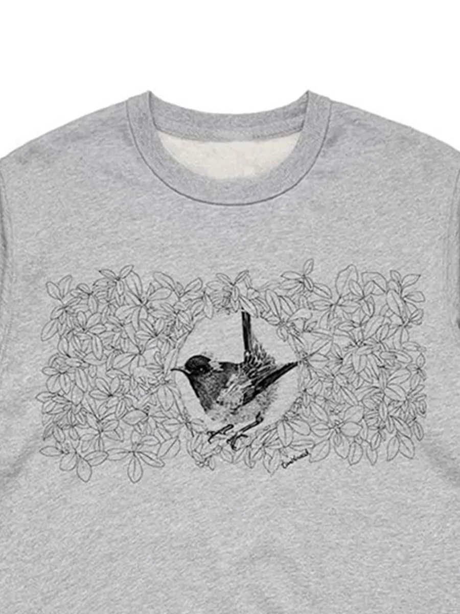Fashion art parrot pattern versatile casual sportswear shirt