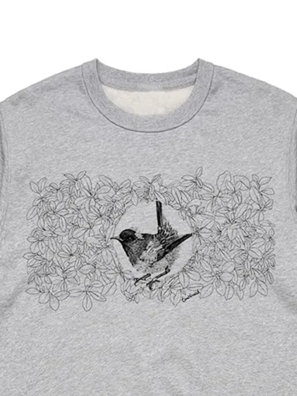 Fashion art parrot pattern versatile casual sportswear shirt