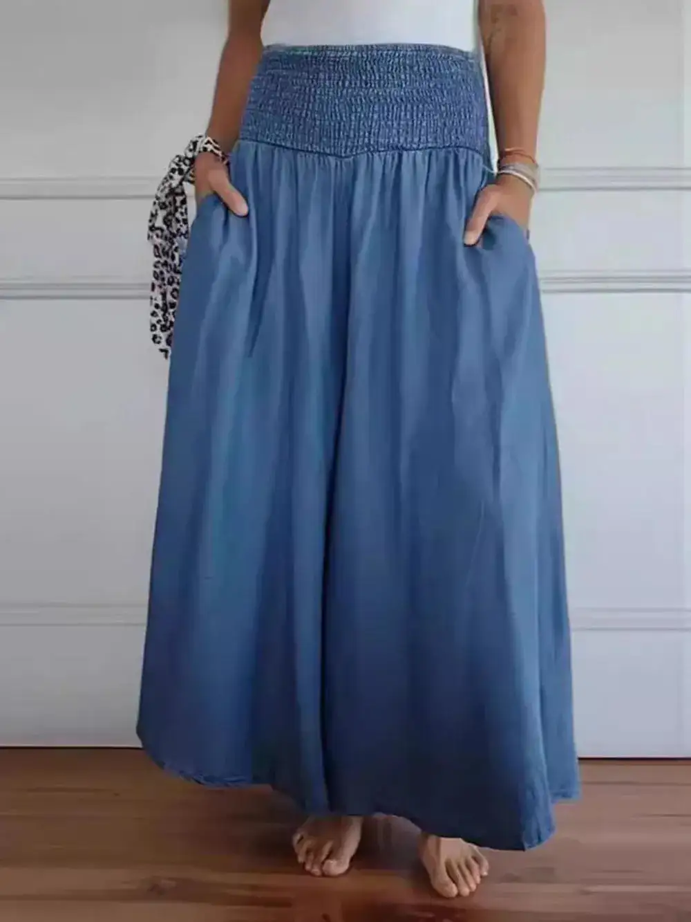 Everyday Smocked Wide Leg Pants