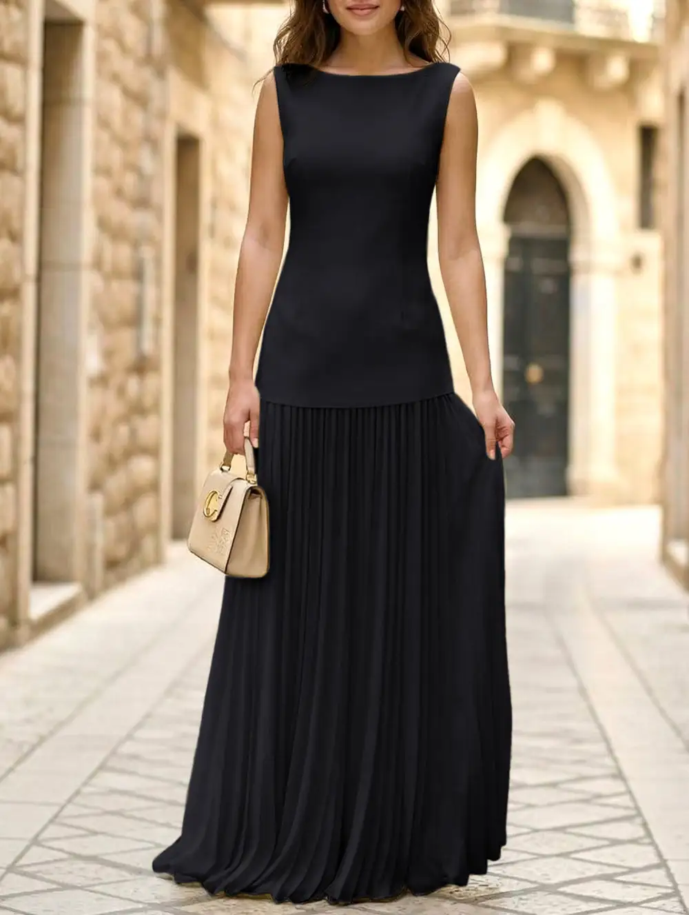 Knit Tank Skirt Two Piece Set