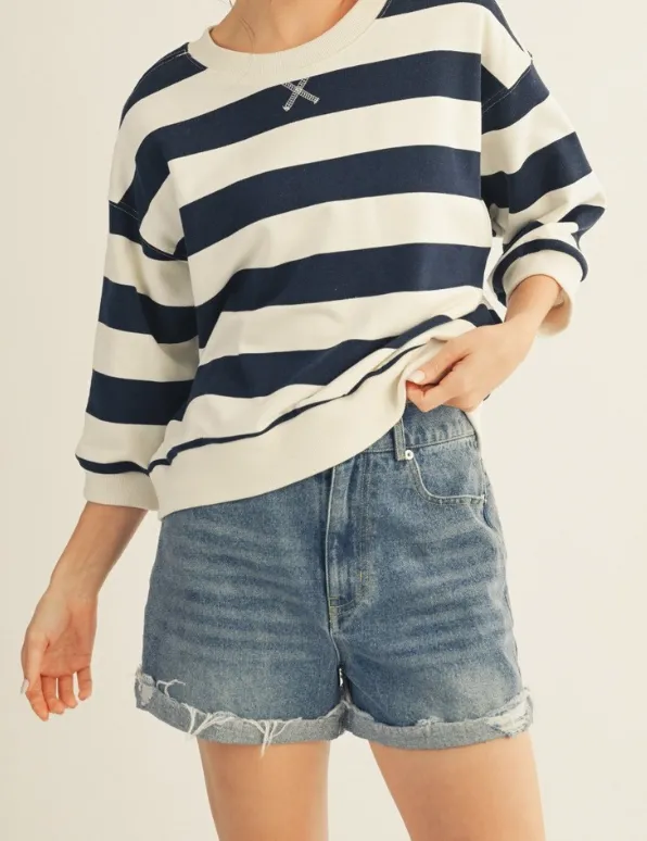 Striped Casual Top