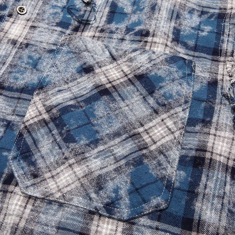 Vintage Plaid High-Street Shirt