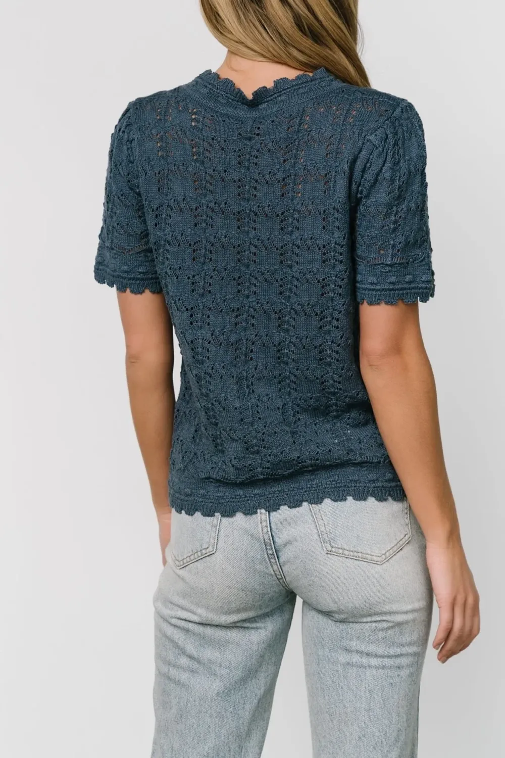 Elegant Temperament Design Sense Hollow Out Shirt