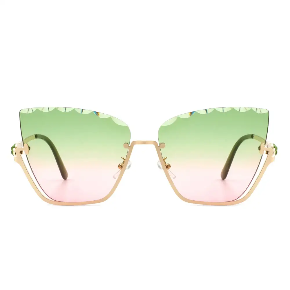 Cat Eye Square Frame Sunglasses