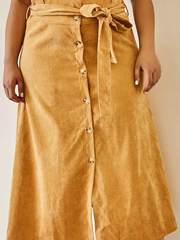Loose Graceful Fitted Skirt