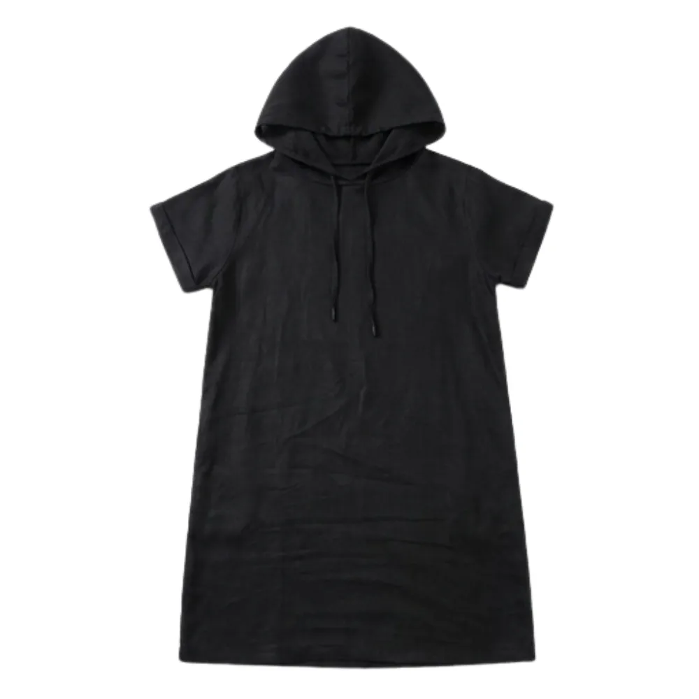 Airy Hoodie Midi Dress