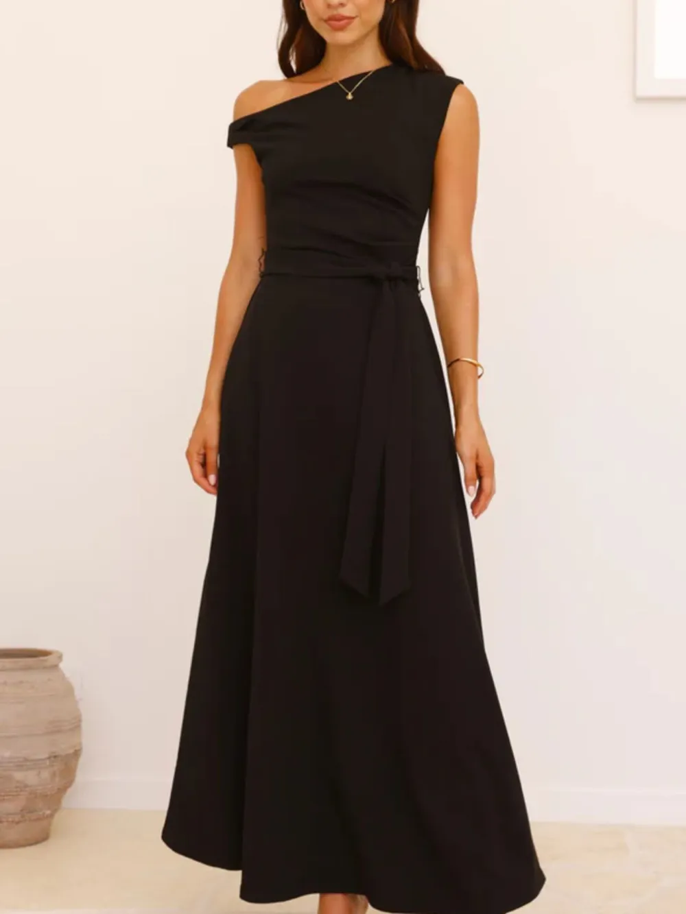 Tie Waist Maxi Dress