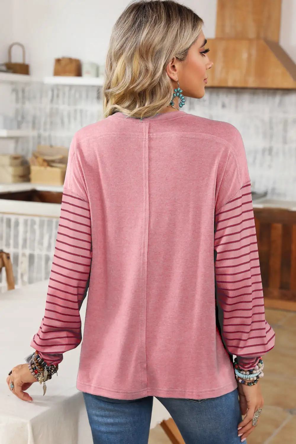 Textured Striped Top