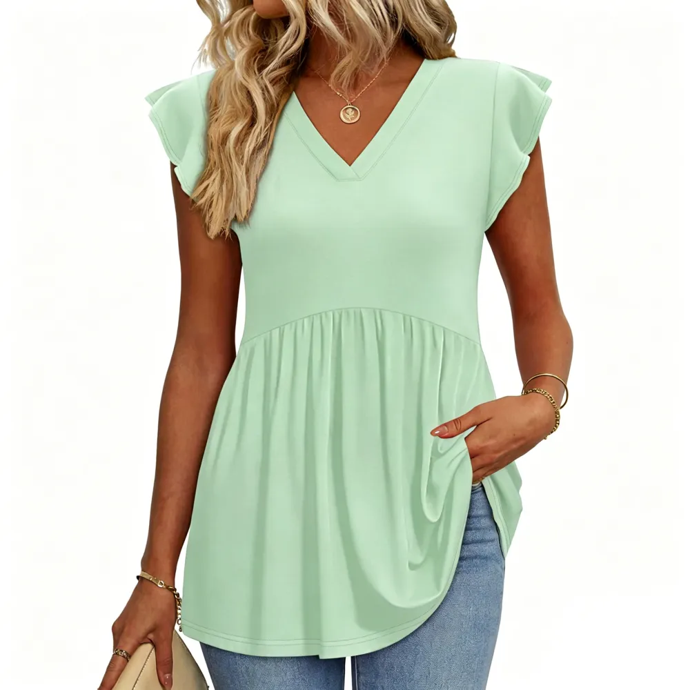 Women's Summer Tops 2026 Babydoll Shirts