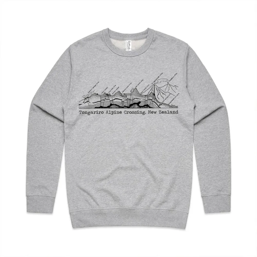 Fashion Tongariro Over-Land Pattern Versatile Casual Sportswear Shirt