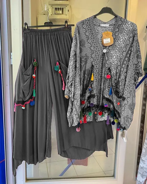 Casual Style Floral Print Comfortable Suit