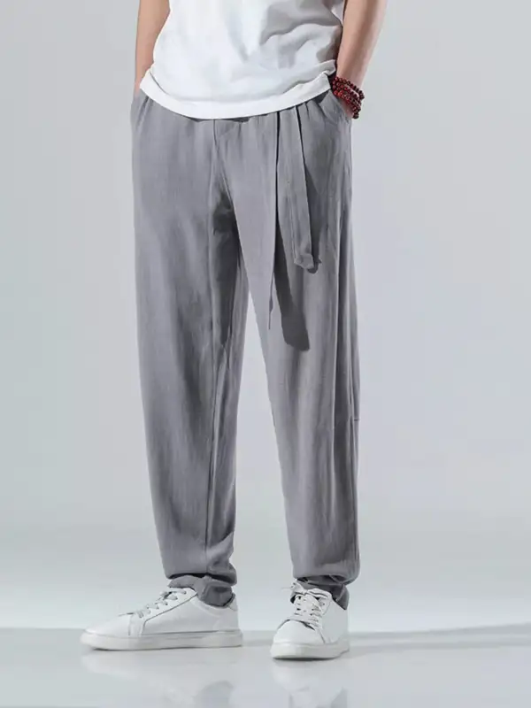 Men's Plus Size Relaxed Fit Casual Pants