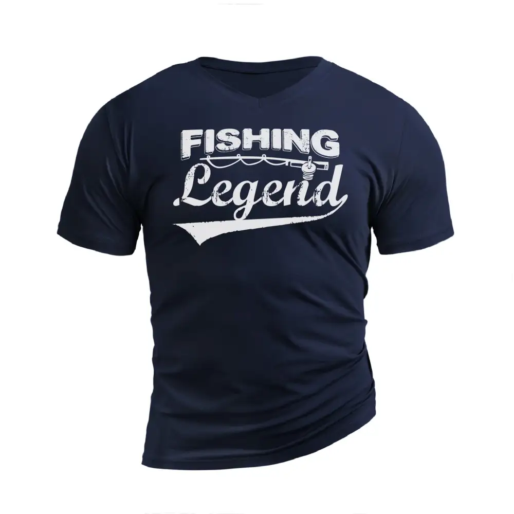 FISHING LEGEND WATERPROOF V-NECK GRAPHIC TEE