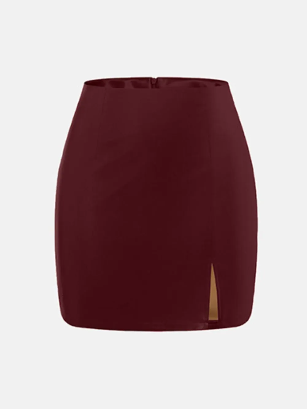 Calm Slit Mini Skirt