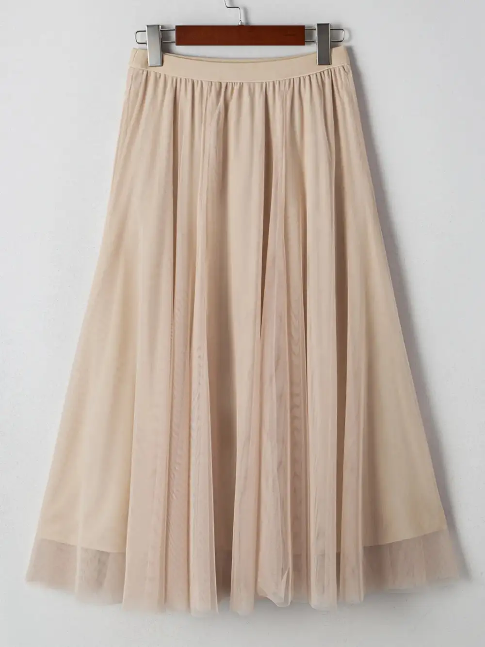 Classic High Waisted Midi Skirt