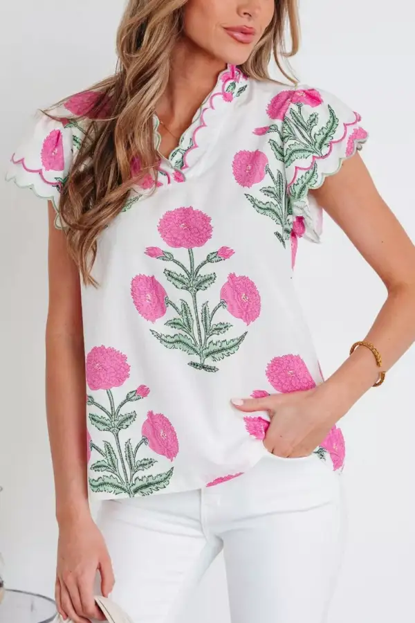 Everyday V-Neck Blouse