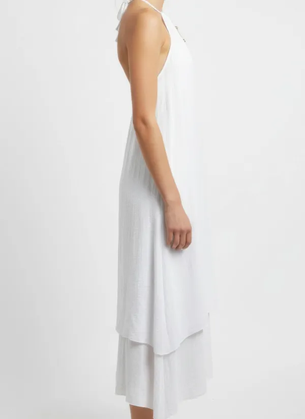 Mlle Gabrielle Solid Sleeveless Dress