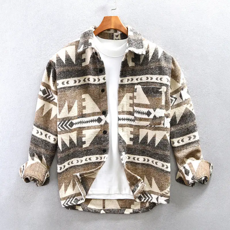 Wool Classic Casual Overshirt