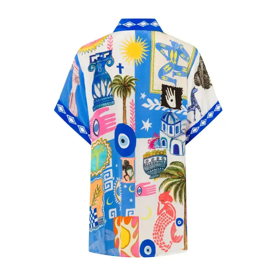 Everyday Button Up Half Sleeve Top and Shorts Set