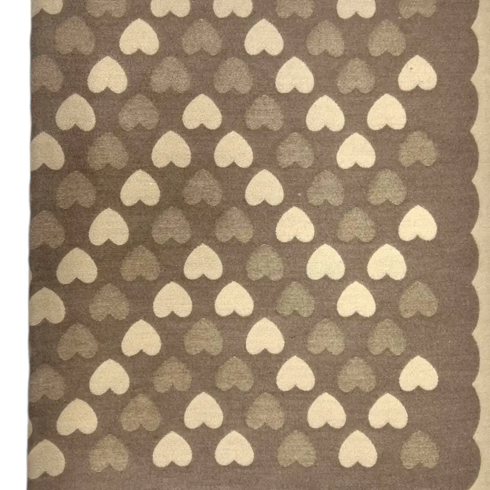 Heart Pattern Print Scarf