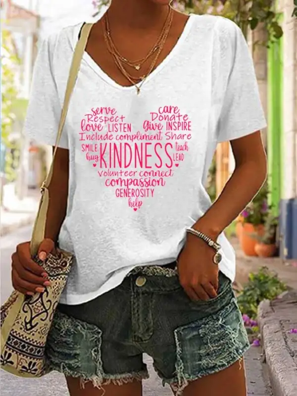 Casual Print T-Shirt