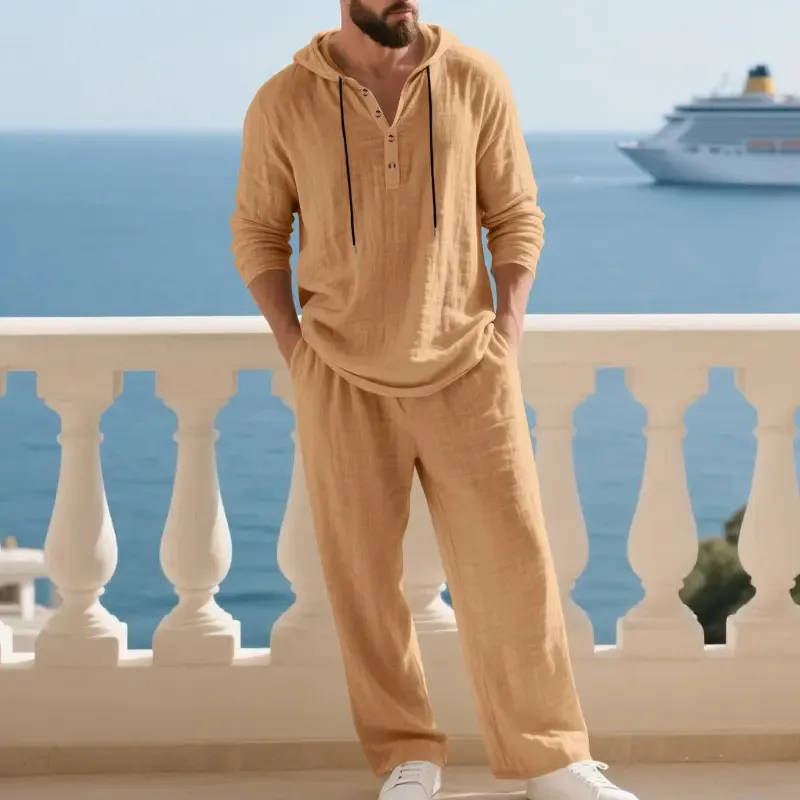 Men’s Hoodie & Jogger Set Casual Loungewear 2-Piece Set