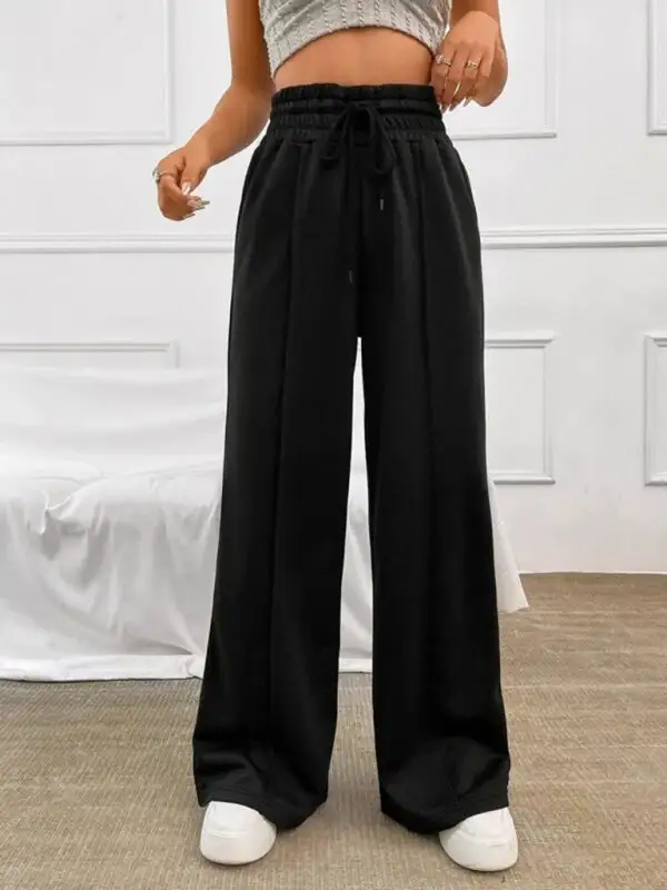 Straight Leg Loose Sweatpants Wide Outdoor