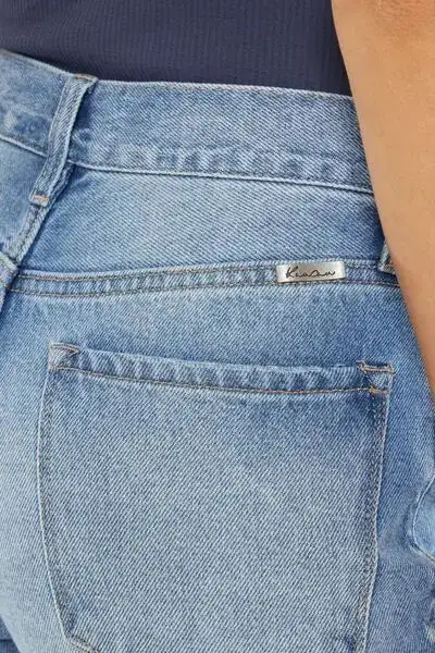 Natural Drape Ruched Denim Jeans