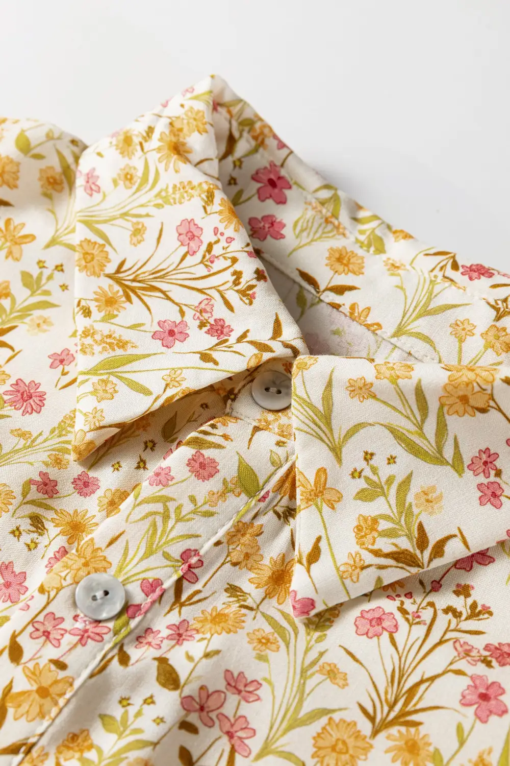 Balanced Detail Floral Printed Ruffle Dress
