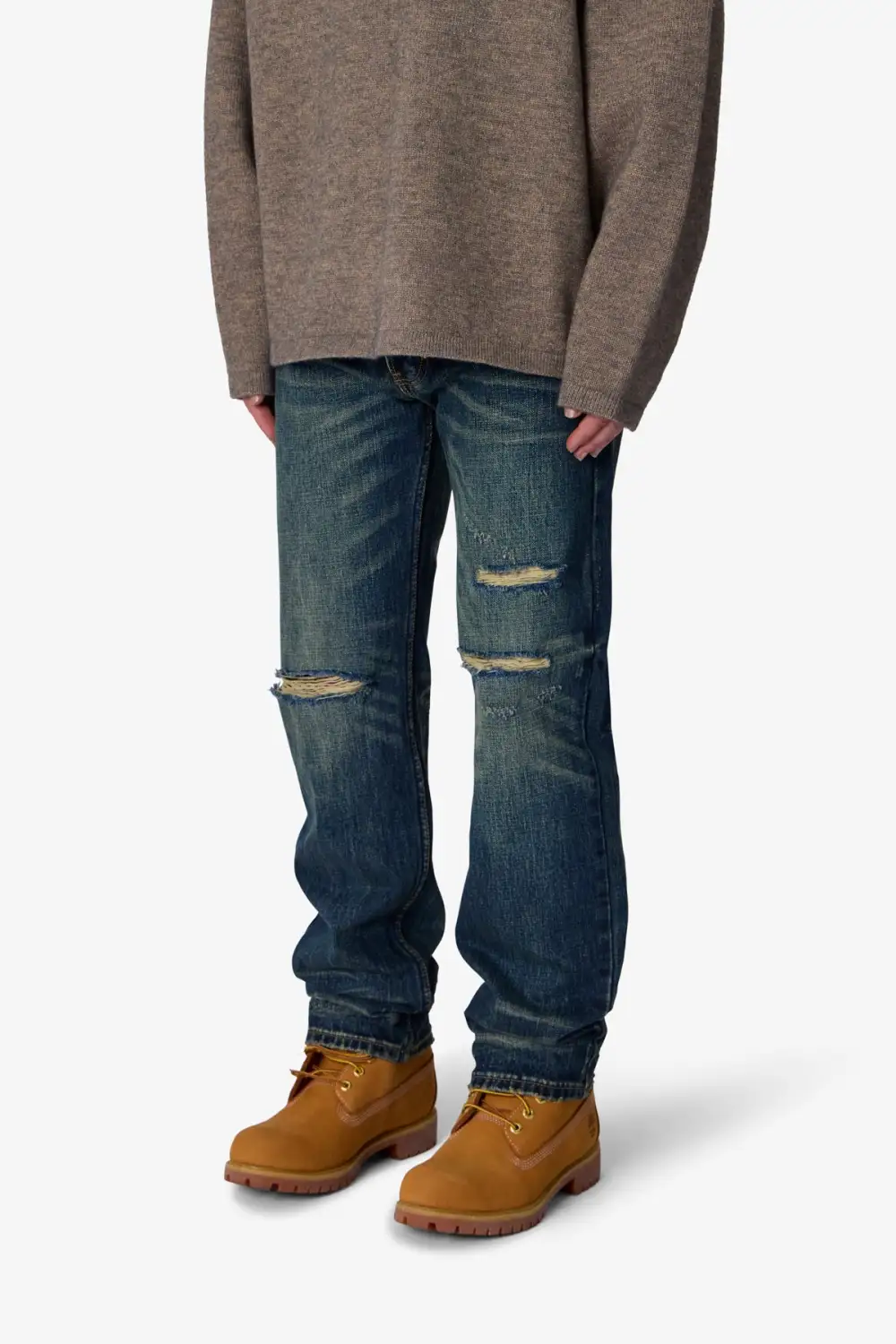 Distressed Baggy Jeans