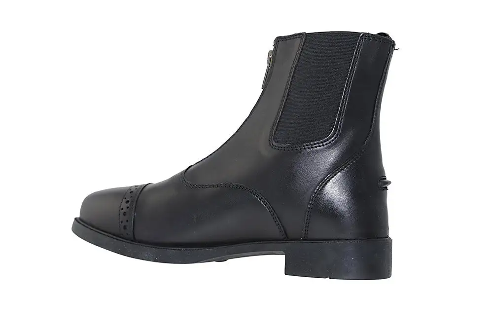 Zip Leather Paddock Boots