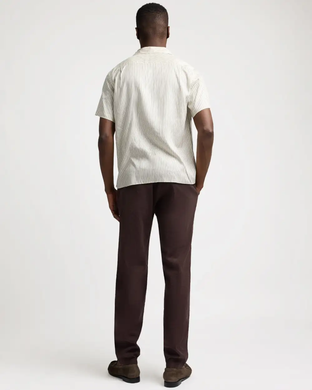 Stretch Linen Tailored Trousers
