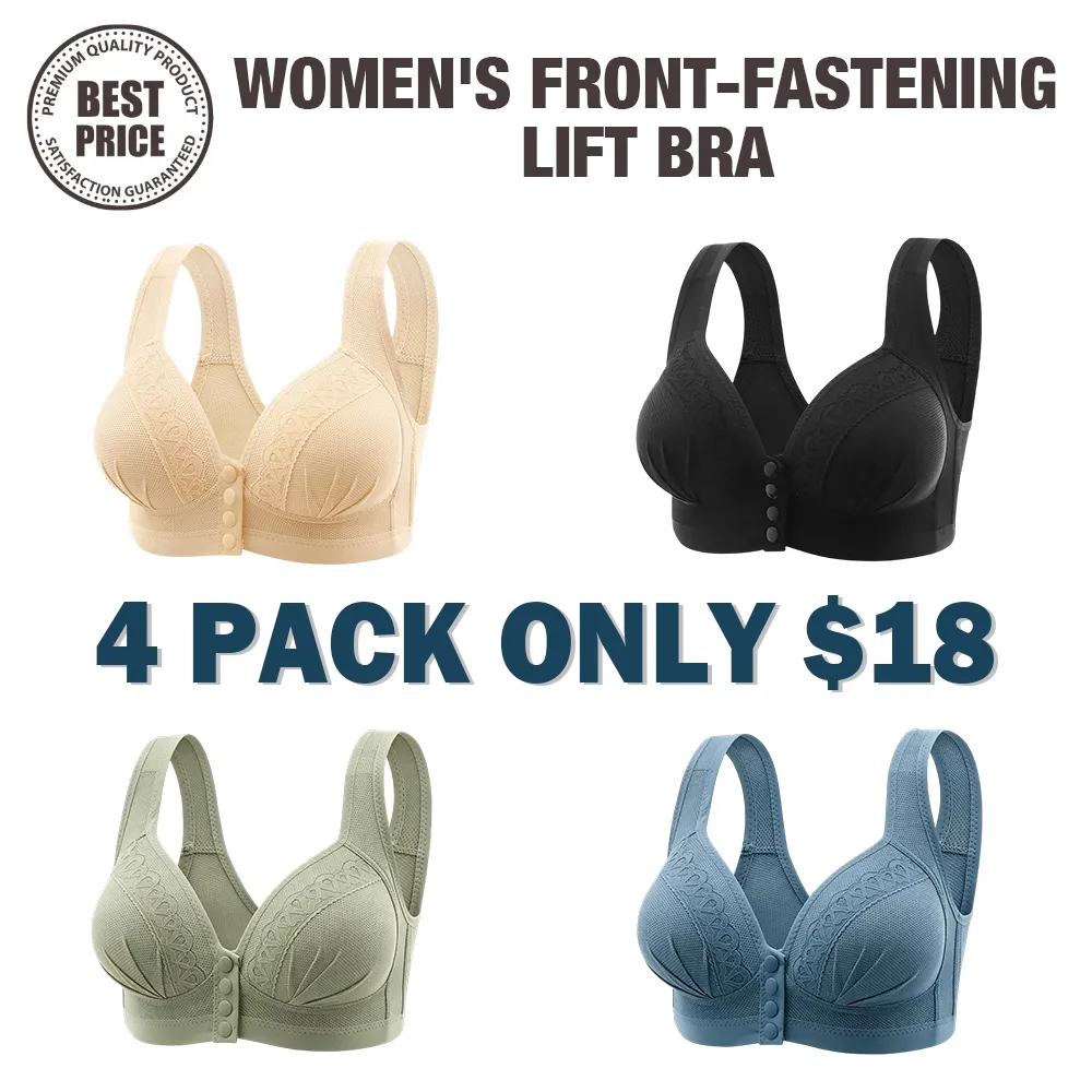 🔥Last Day💥Women's Front-Fastening Lift Bra🔥8-Pack Only $24